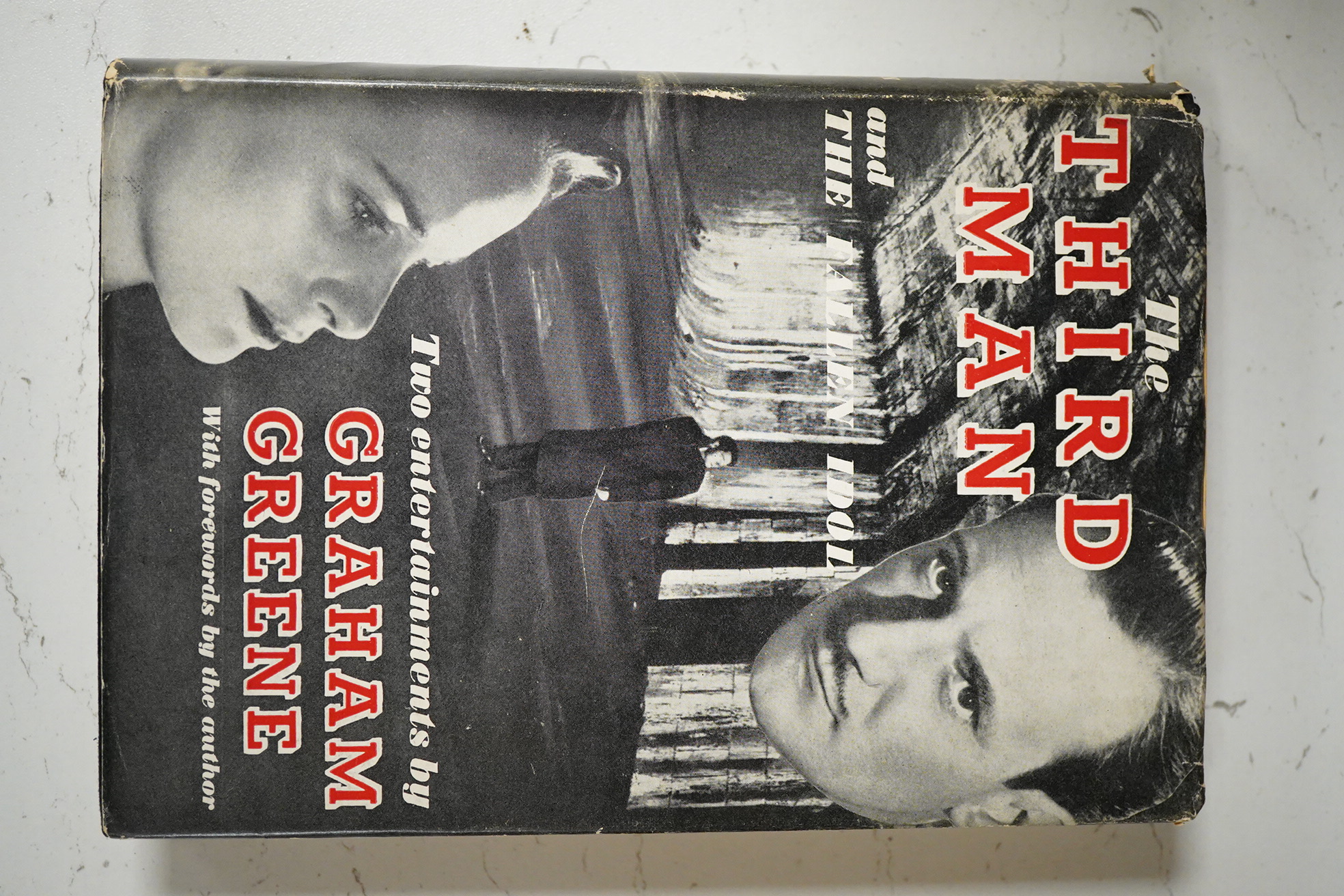 Greene, Graham - The Third Man and the Fallen Idol. First Edition. half title and dedication leaves; publisher's silver lettered cloth and d/wrapper., William Heinemann, 1950. *the writer Richard Whittington-Egan's copy,